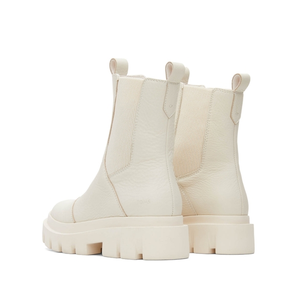 Toms Women's 8.5 Rowan Boot Light Sand Leather - Picture 3 of 7